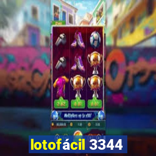 lotofácil 3344